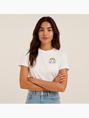 Camiseta Mujer - DONT CARE CŒUR