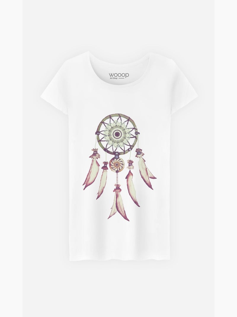 Camiseta Mujer - DREAMCATCHER Blanco - Kiabi
