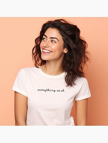 Camiseta Mujer - EVERYTHING IS OK