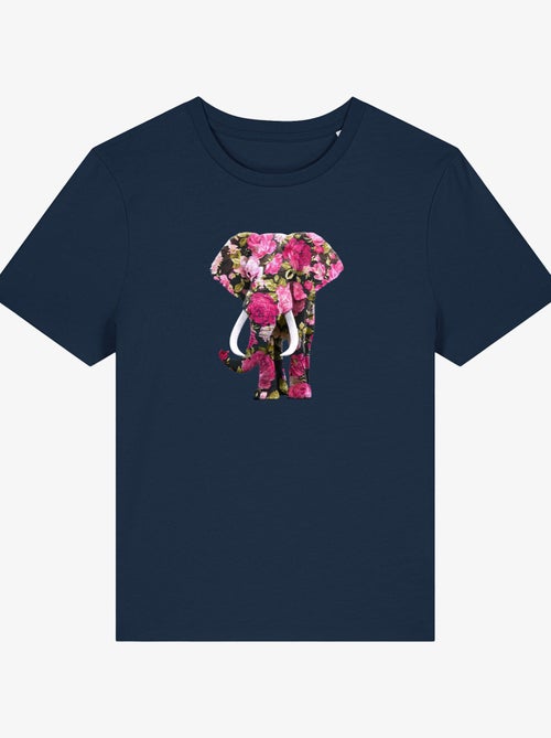 Camiseta Mujer - FLORAL ELEPHANT - Kiabi Camiseta Mujer - FLORAL ELEPHANT - Kiabi