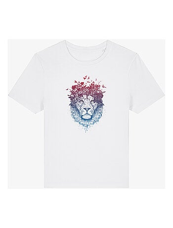 Camiseta Mujer - FLORAL LION