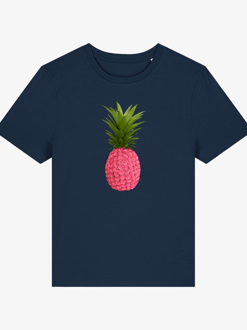 Camiseta Mujer - FLORAL PINEAPPLE - Kiabi Camiseta Mujer - FLORAL PINEAPPLE - Kiabi