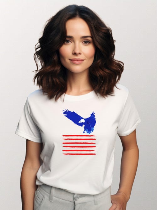 Camiseta Mujer - FLYING THE FLAG - Kiabi