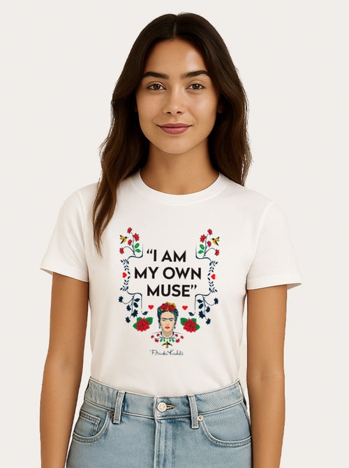 Camiseta Mujer - FRIDA KAHLO MUSE - Kiabi Camiseta Mujer - FRIDA KAHLO MUSE - Kiabi