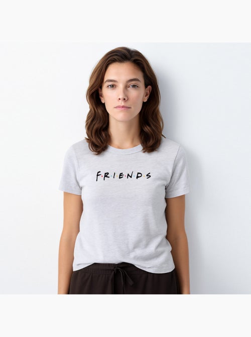 Camiseta Mujer - FRIENDS LOGO BLACK - Kiabi Camiseta Mujer - FRIENDS LOGO BLACK - Kiabi