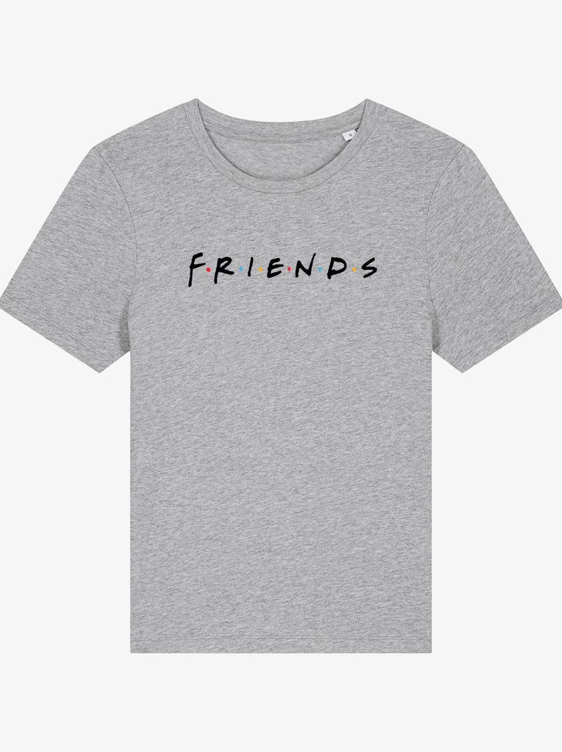 Camiseta Mujer - FRIENDS LOGO BLACK Gris jaspeado - Kiabi
