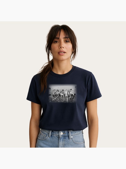 Camiseta Mujer - FRIENDS OFFICIAL LUNCH ATOP A SKYSCRAPER - Kiabi