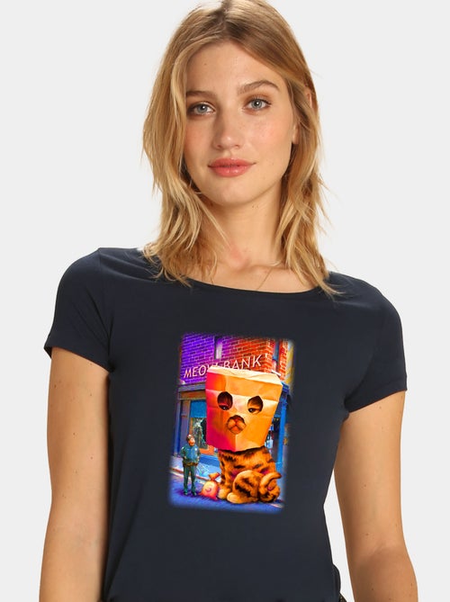 Camiseta Mujer - GIANT CAT ROBBERY - Kiabi