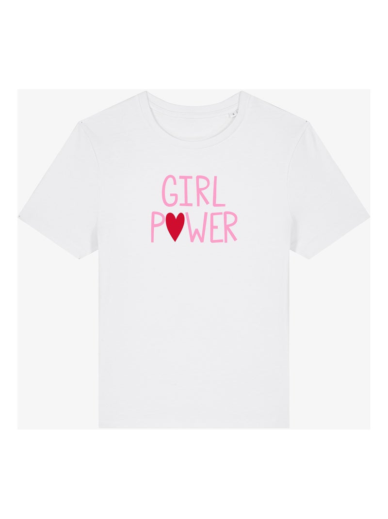 Camiseta Mujer - GIRL POWER MPT Blanco - Kiabi