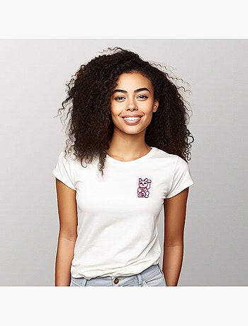 Camiseta Mujer - GLITCH CAT