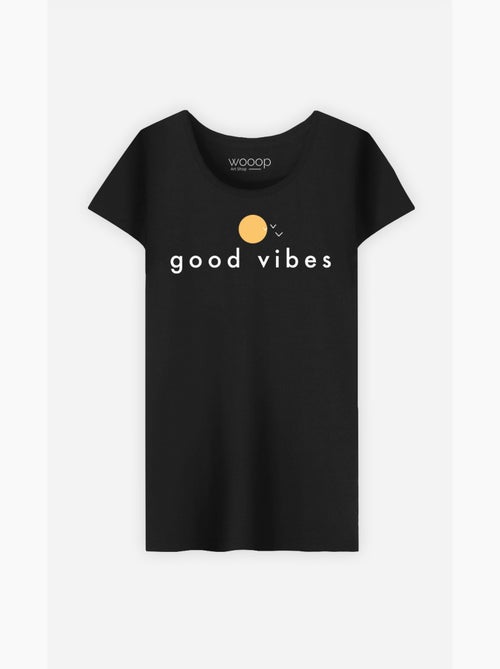 Camiseta Mujer - GOOD VIBES - Kiabi Camiseta Mujer - GOOD VIBES - Kiabi