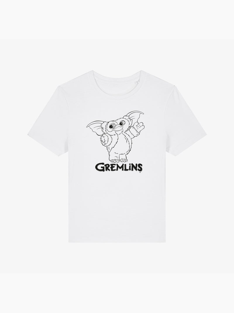 Camiseta Mujer - GREMLINS 4 Blanco - Kiabi
