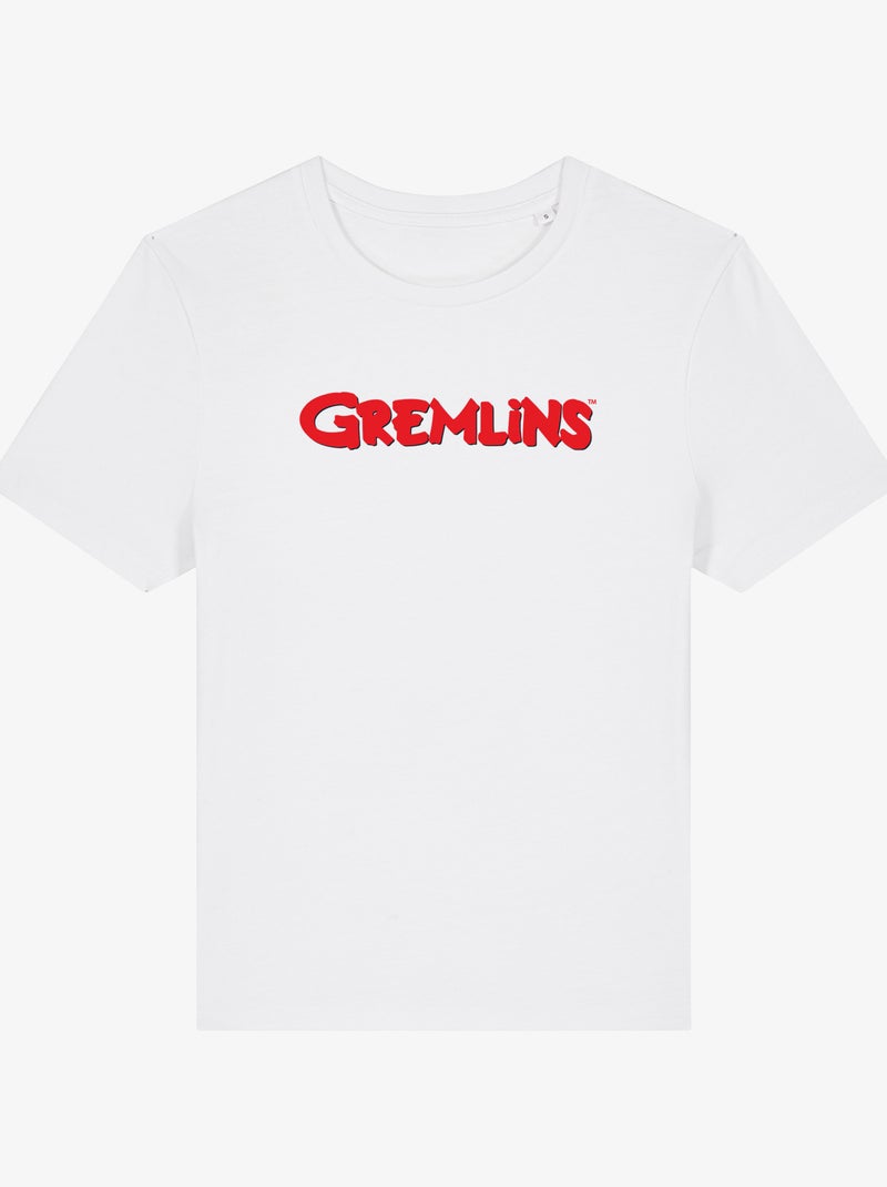 Camiseta Mujer - GREMLINS LOGO Blanco - Kiabi