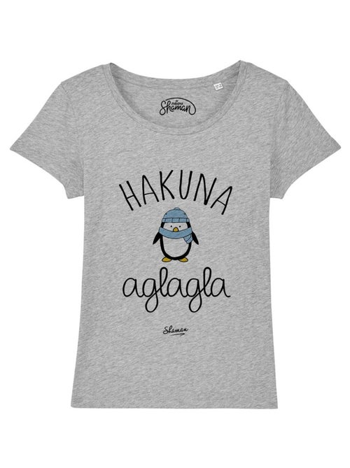 Camiseta Mujer - HAKUNA AGLAGLA - Kiabi Camiseta Mujer - HAKUNA AGLAGLA - Kiabi
