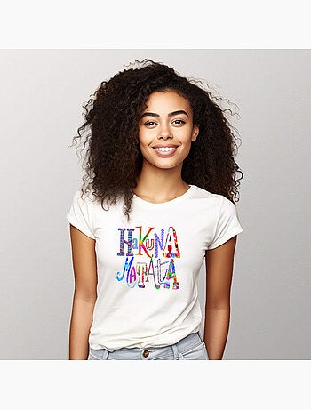 Camiseta Mujer - HAKUNA MATATA COLOR