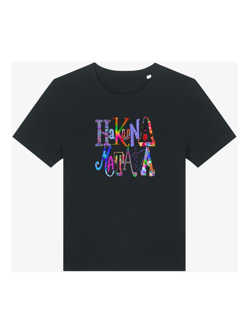 Camiseta Mujer - HAKUNA MATATA COLOR - Kiabi