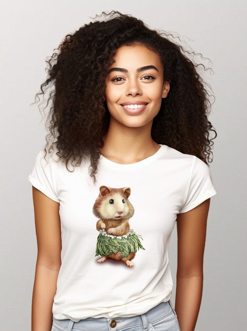 Camiseta Mujer - HAMSTER HULA - Kiabi