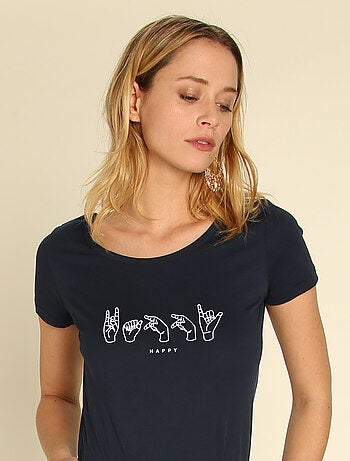 Camiseta Mujer - HAPPY