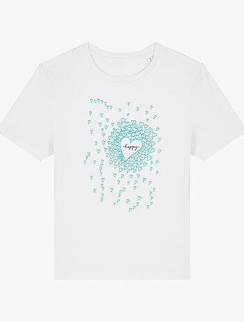 Camiseta Mujer - HAPPY HEARTS