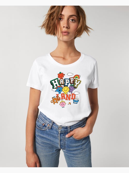 Camiseta Mujer - HAPPY LAND - Kiabi