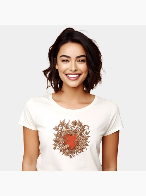 Camiseta Mujer - HEART OF THORNS - Kiabi