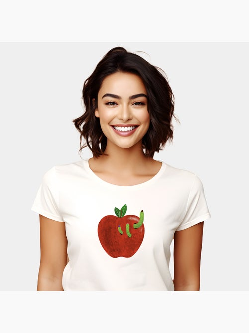 Camiseta Mujer - HOME SWEET HOME APPLE - Kiabi