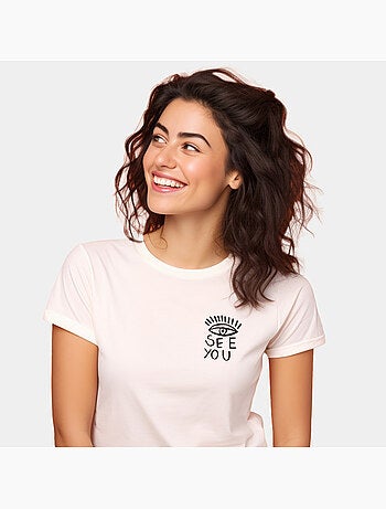 Camiseta Mujer - I SEE YOU COEUR