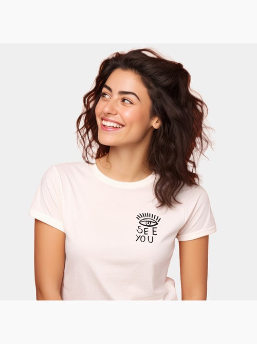 Camiseta Mujer - I SEE YOU COEUR - Kiabi