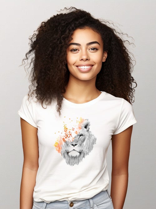 Camiseta Mujer - IF I ROAR - Kiabi