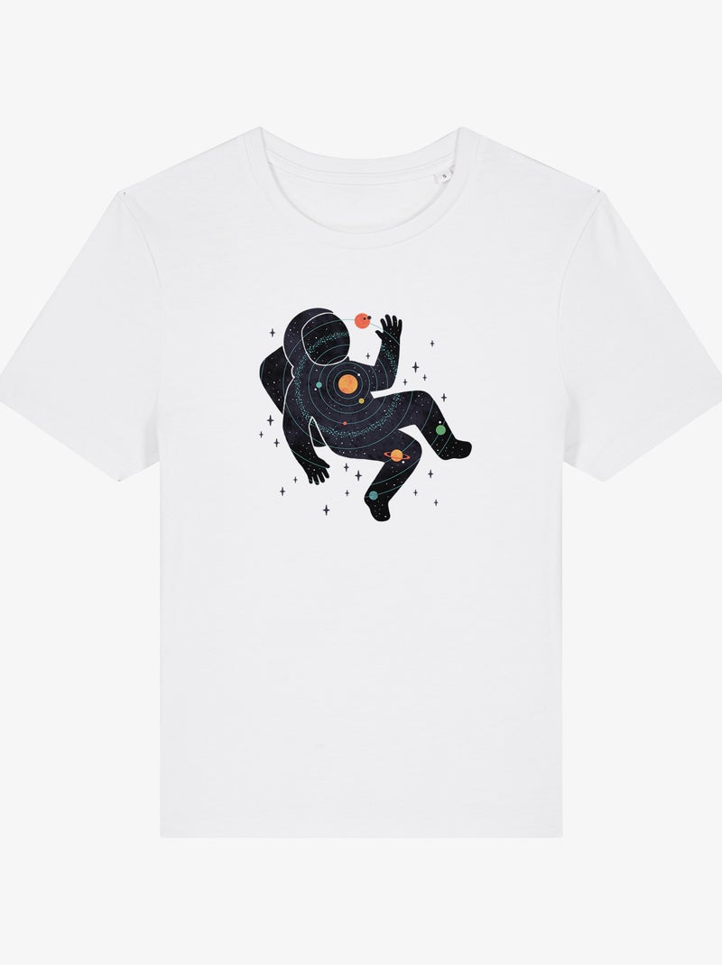 Camiseta Mujer - INNER SPACE Blanco - Kiabi