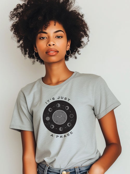 Camiseta Mujer - ITS JUST A PHASE - Kiabi