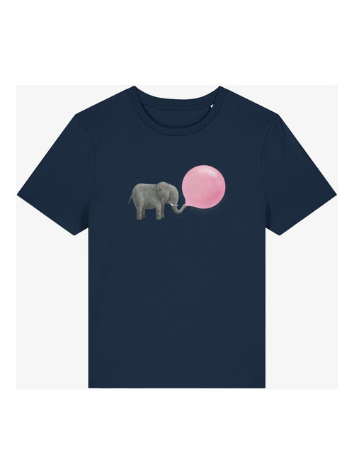 Camiseta Mujer - JUMBO BUBBLE GUM - Kiabi