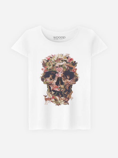 Camiseta Mujer - JUNGLE SKULL - Kiabi