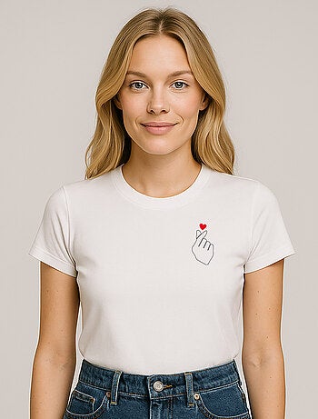 Camiseta Mujer - K LOVE CŒUR