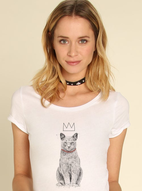 Camiseta Mujer - KING OF EVERYTHING - Kiabi