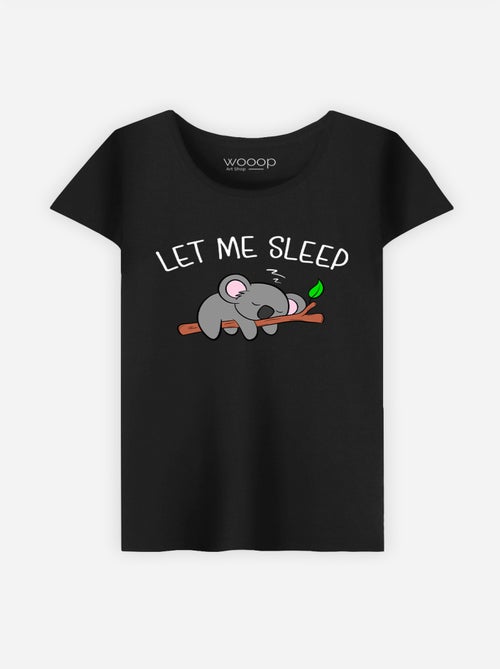 Camiseta Mujer - LET ME SLEEP - Kiabi