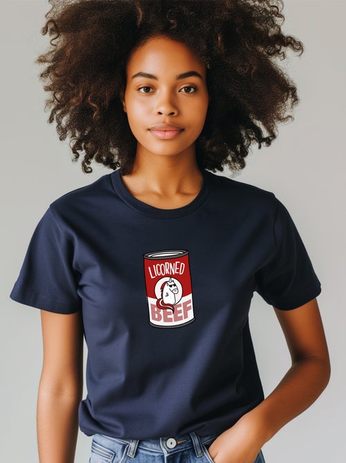 Camiseta Mujer - LICORNED BEEF - Kiabi Camiseta Mujer - LICORNED BEEF - Kiabi