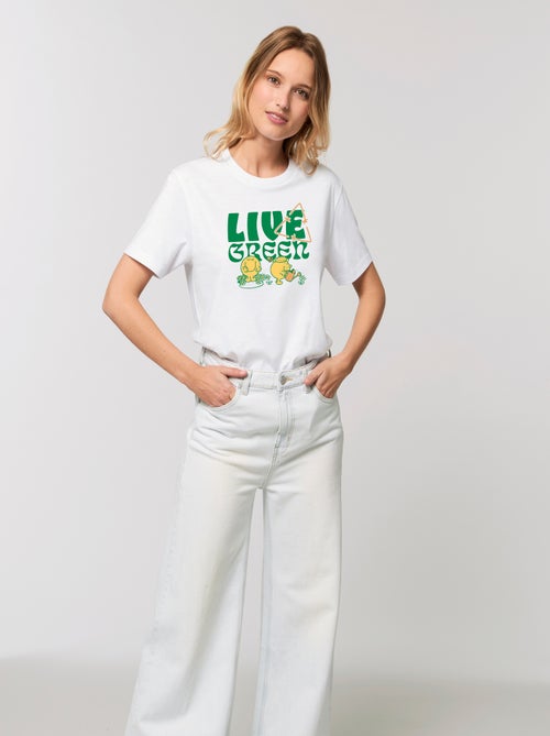 Camiseta Mujer - LIVE GREEN - Kiabi