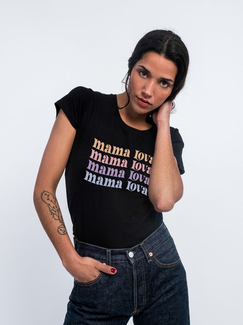 Camiseta Mujer - MAMA LOVA - Kiabi Camiseta Mujer - MAMA LOVA - Kiabi
