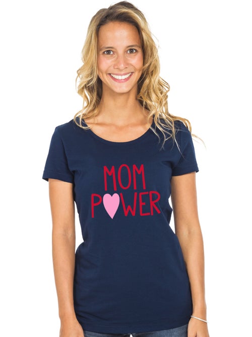 Camiseta Mujer - MOM POWER MPT - Kiabi Camiseta Mujer - MOM POWER MPT - Kiabi