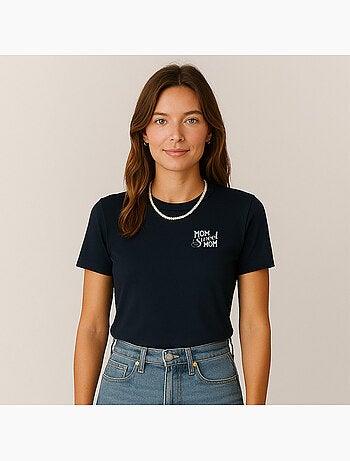 Camiseta Mujer - MOM SWEET MOM CŒUR