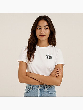 Camiseta Mujer - MOM SWEET MOM CŒUR