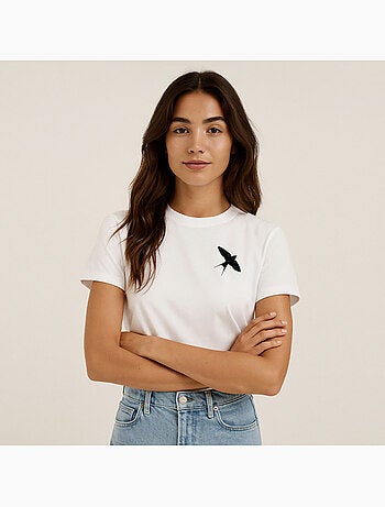 Camiseta Mujer - NIGHT SWALLOW CŒUR