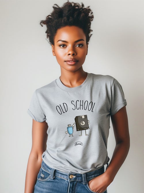 Camiseta Mujer - OLD SCHOOL - Kiabi