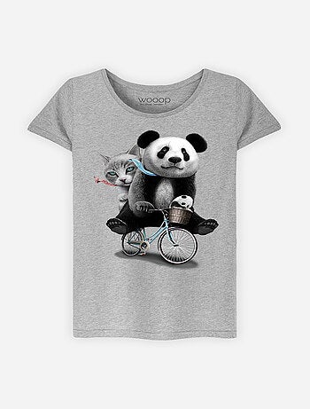 Camiseta Mujer - PANDA BICYCLE