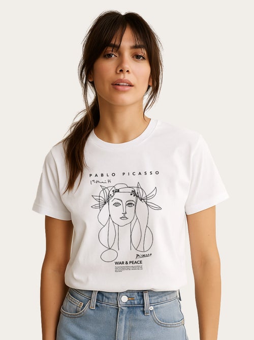 Camiseta Mujer - PICASSO WAR & PEACE - Kiabi Camiseta Mujer - PICASSO WAR & PEACE - Kiabi