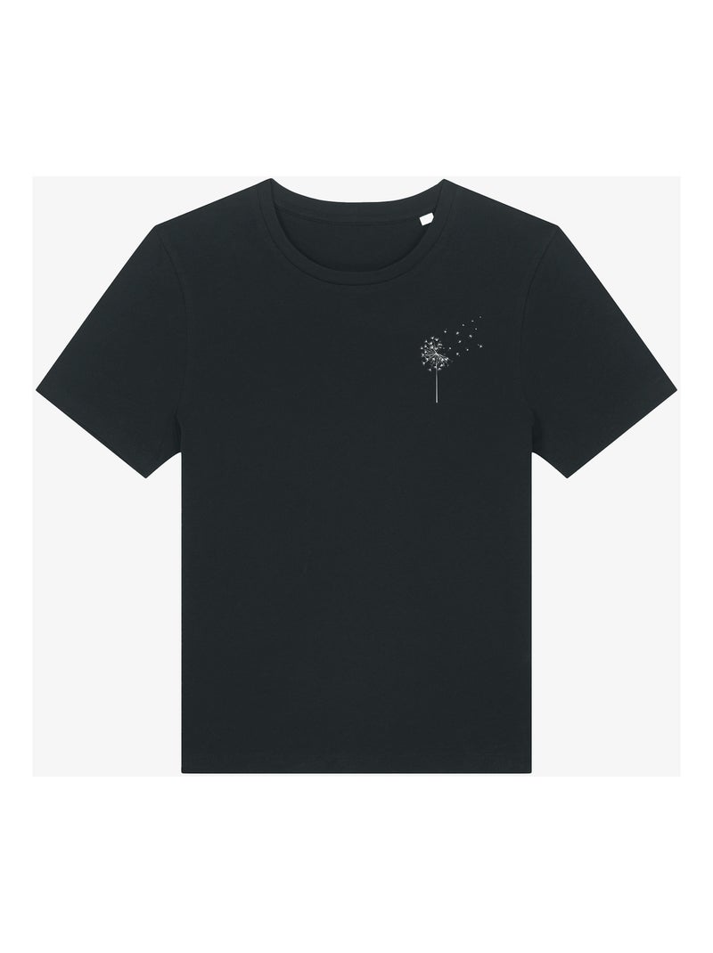 Camiseta Mujer - PISSENLIT Negro - Kiabi