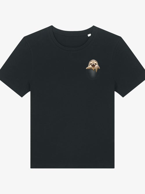 Camiseta Mujer - POCKET SLOTH - Kiabi Camiseta Mujer - POCKET SLOTH - Kiabi