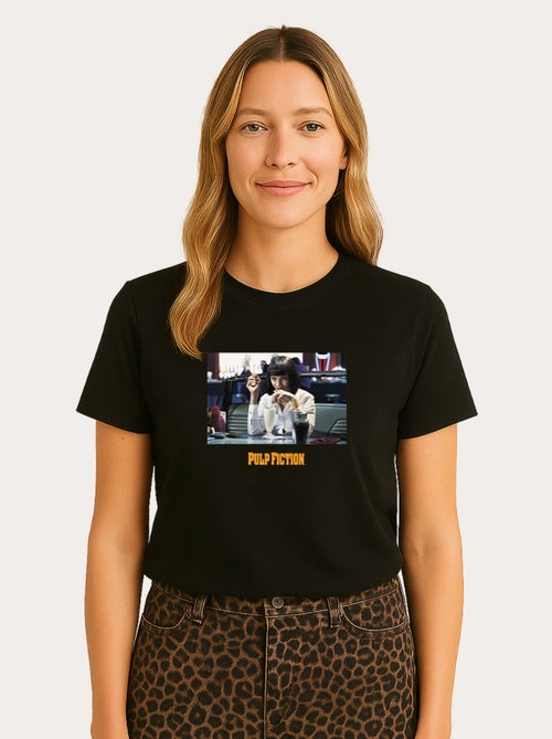 Camiseta Mujer - PULP FICTION MIA WALLACE - Kiabi Camiseta Mujer - PULP FICTION MIA WALLACE - Kiabi
