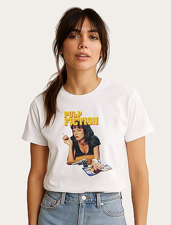 Camiseta Mujer - PULP FICTION VINTAGE MIA WALLACE